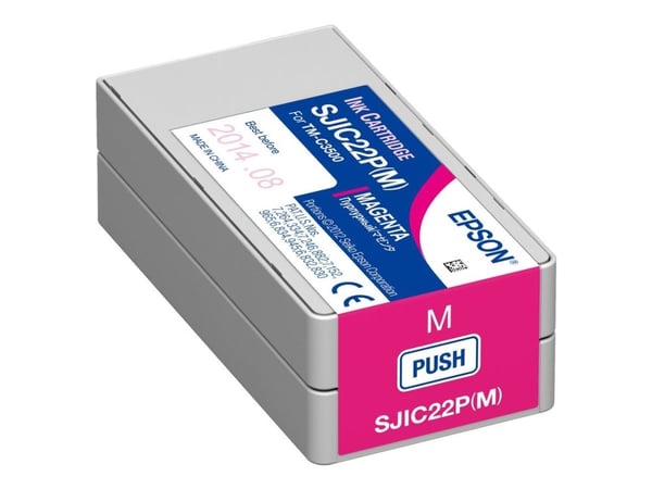Epson SJIC22P(M) - Magenta - original - blekkpatron - for TM C3500