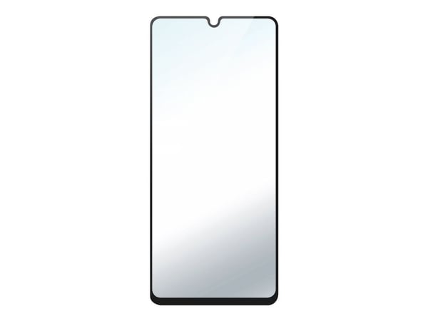 DELTACO - Skjermbeskyttelse for mobiltelefon - 2.5D - glass - rammefarge svart - for Samsung Galaxy A42 5G