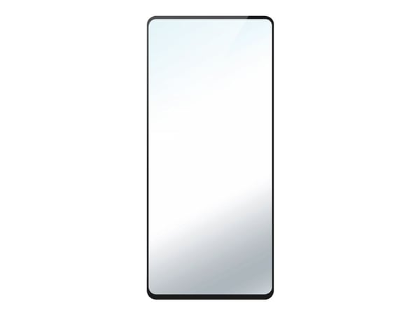 DELTACO - Skjermbeskyttelse for mobiltelefon - 2.5D - glass - rammefarge svart - for Samsung Galaxy A73 5G