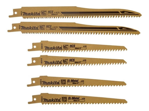 Makita - Sagbladsett - 6 deler - for Makita JR002GZ