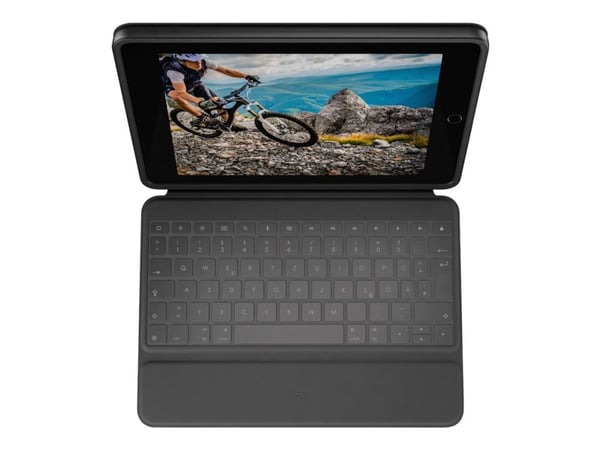 Logitech Rugged Folio, QWERTY, Englanti (UK), 1,8 cm, 1,2 mm, Apple, iPad (7th Gen)