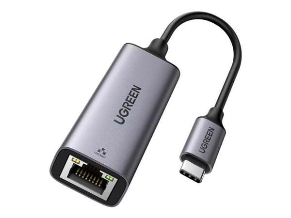 Ugreen 50737, Langallinen, USB Type-A/USB Type-C, Ethernet, 1000 Mbit/s, Hopea