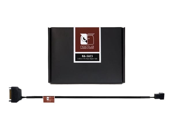Noctua NA-SAC5 - Strømadapter - SATA-strøm (hann) til 4-pin intern strøm (hunn)