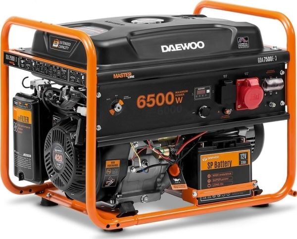 Daewoo GDA 7500E-3 6500 W 3-vaihegeneraattori