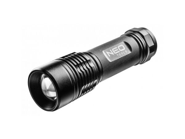 Neo alumiini 200lum zoom IPX7 taskulamppu 3xAA (99-101)