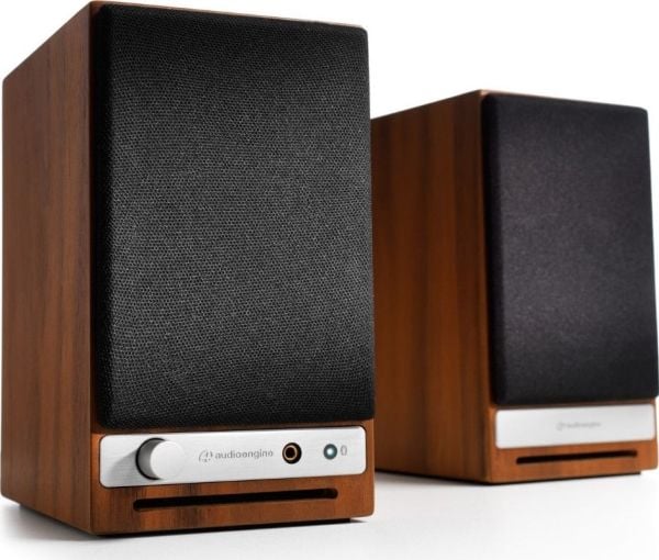 Audioengine HD3, 2.0 kanaler, Ledning & Trådløs, 15 W, 65 - 22000 Hz, Valnøtt