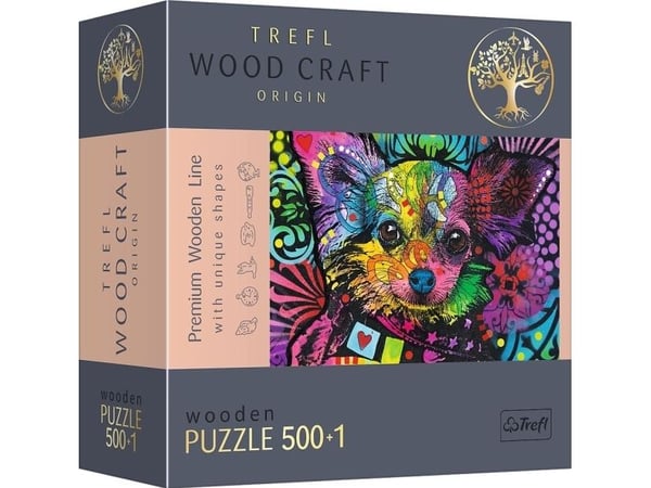 TREFL Träpussel "Colored "scaron", 500+1 det.