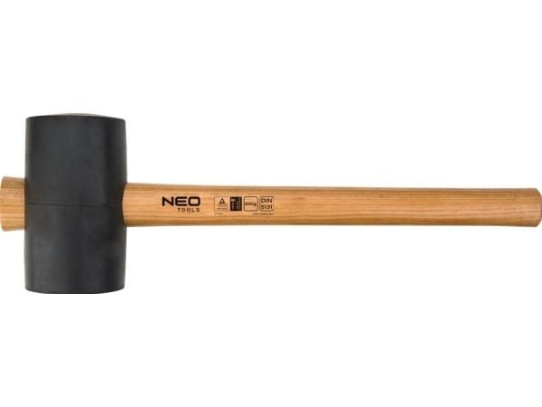 Mlotek Neo gummihammer med treskaft 680g 380mm 25-053 Mlotek Neo gummihammer med treskaft 680g 380mm 25-053