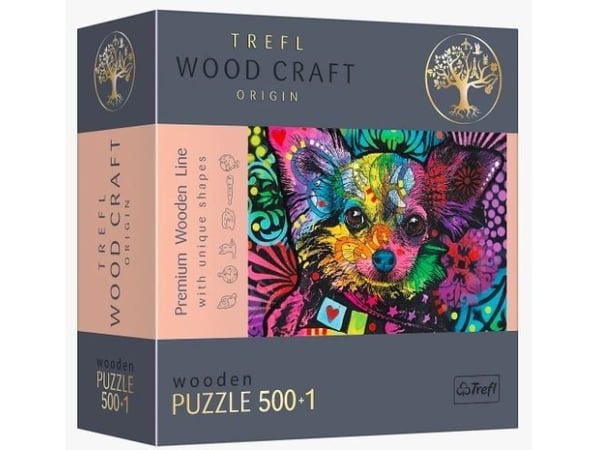 TREFL Träpussel "Colored "scaron", 500+1 det.
