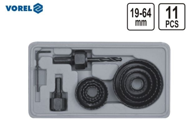 VOREL 22570, Terästä, 11 kpl