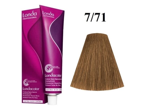 Londa Professional/Londacolor Permanent hårfarge 7/71 Medium Blond Brown Ash 60 ml