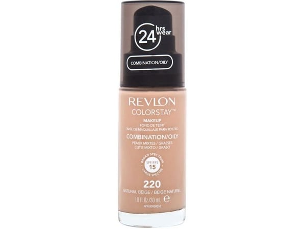 Revlon ColorStay, Pumppupullo, Nestemäinen, Sekaiho, Rasvoittuva iho, Medium skin, Viileä, Beige
