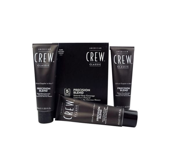 Sett American Crew: Presisjonsblanding, semi-permanent hårfarge, 2-3 , 40 ml + presisjonsblanding, semi-permanent hårfarge, 2-3 , 40 ml + presisjon...