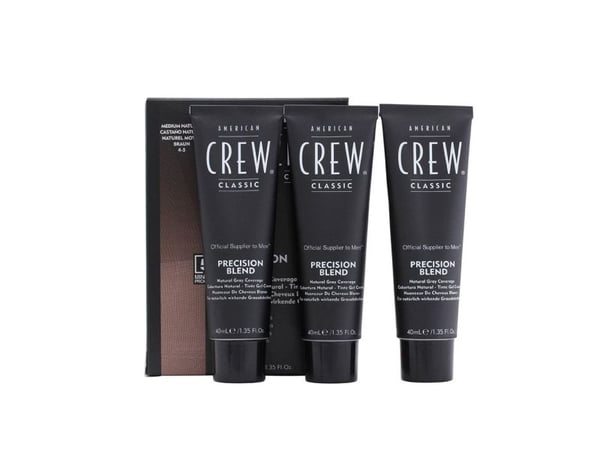 American Crew CLASSIC: PRECISION BLEND Natural Gray Coverage 4-5 Medium Natural 3 x 40 ml