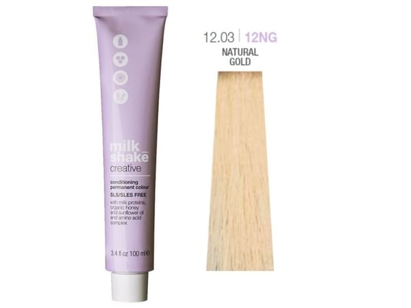 Milk Shake Creative Permanent Hair Dye 12.0312NG Natural Gold, 100 ml (för kvinnor)