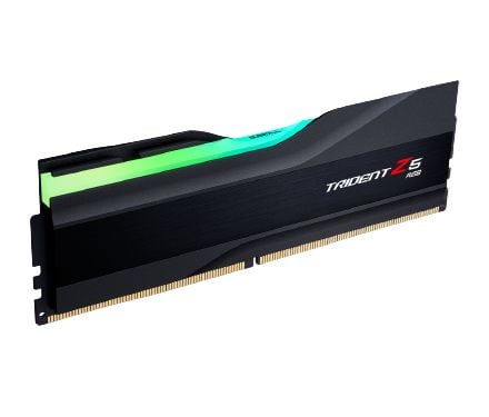 G.Skill Trident Z5 RGB - DDR5 - sett - 32 GB: 2 x 16 GB - DIMM 288-pin - 6000 MHz / PC5-48000 - CL30 - 1.35 V - ikke-bufret - ikke-ECC - matt svart