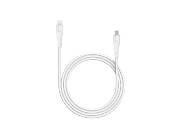 Canyon MFI-4, 1,2 m, Lightning, USB C, Hankjønn, Hankjønn, Hvit