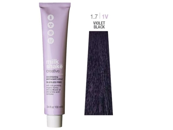 Milk Shake Creative Permanent Paint 1.71V, violetti musta, 100ml