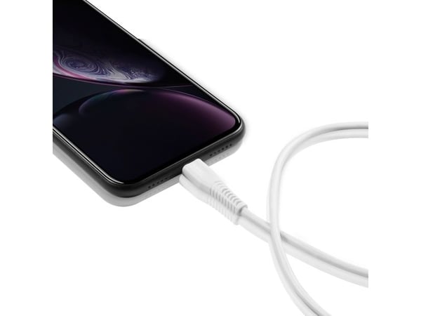 Canyon MFI-4, 1,2 m, Lightning, USB C, Hankjønn, Hankjønn, Hvit