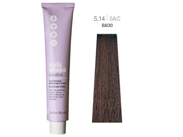 Permanent fargestoff Milk Shake Creative 5.145AC, Light Chestnut Chocolate Bacio, 100ml