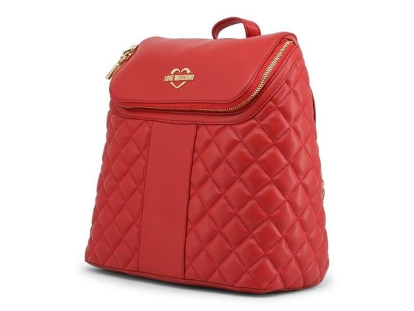 Moschino Love, ryggsäck i syntetläder, röd