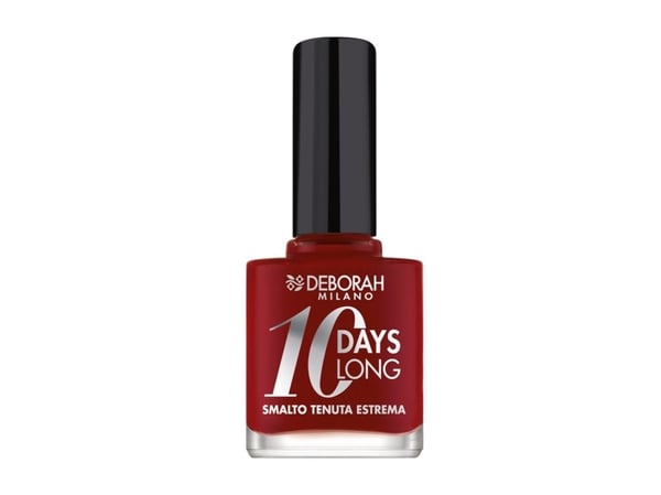 Deborah Milano 10 Days Long 161 Dark Red 11ml, Red, Dark Red, Care, Coloring, 1 pc(s), Opaque, Gloss