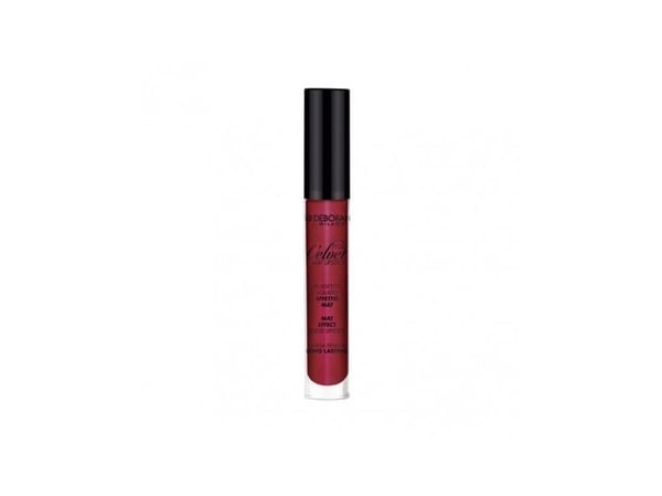 Deborah Fluid Velvet matt flytende leppestift, 4,5 g, Cherry