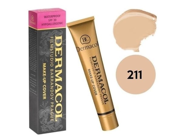 Dermacol Cover, Dame, Foundation, 211 SPF 30, 30 g