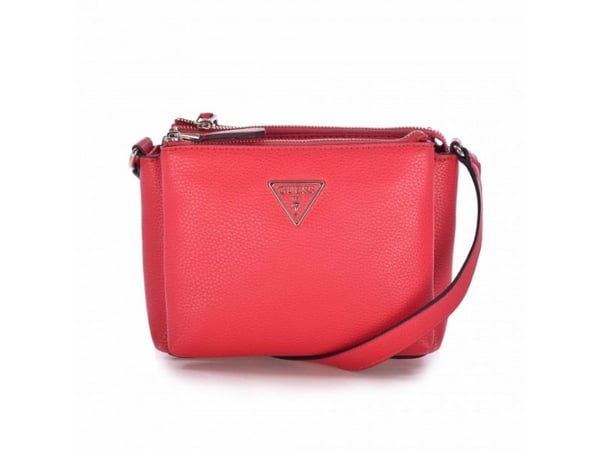 Guess Guess, Becca, skinn, crossbodyveske, rød, for kvinner