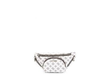 Guess Utility Vibe tekstil fanny pack, hvit (for kvinner)