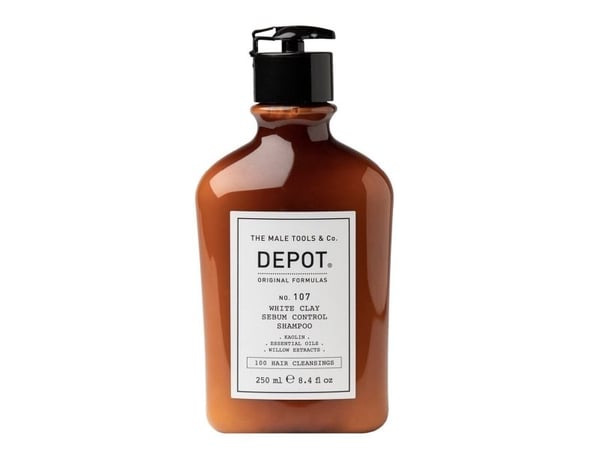 Depot No. 107 WhiteClay SebumControl Shampoo for fett hår 250 ml