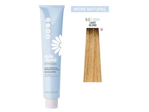 Milk Shake permanent hårfarge 9 Minutes 8.0 Lys blond 100 ml