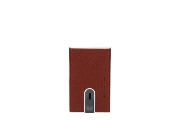 Piquadro Cardholder Black Square Male Leather
