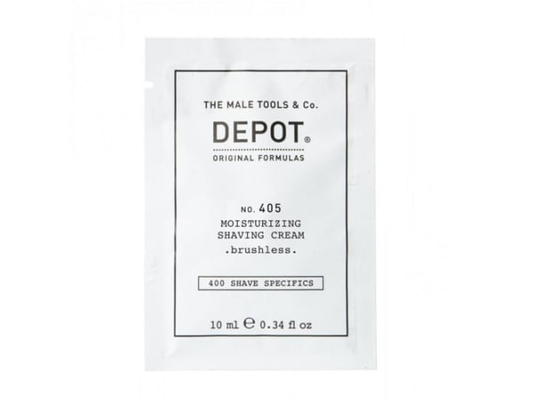Crema pentru barbierit Depot 400 Shave Specifics No.405 Moisturizing Brushless, 10ml