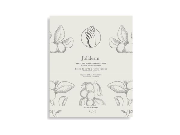 Nuxe Duo-sett Joliderm, Joliderm, sheasmør og kokosolje, fuktighetsgivende & mykgjørende hånd sheet mask, 2 stk, unisex