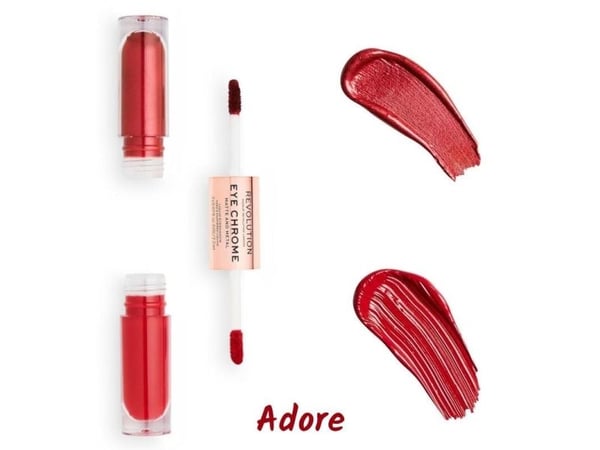 Makeup Revolution Makeup Revolution Eye Chrome Dobbeltsidig øyenskygge Matt & Chrome Adore 1 stk