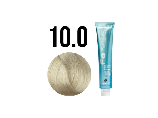 Vopsea permanenta Fanola Crema Colore 10 0 Blonde Platinum 100ml