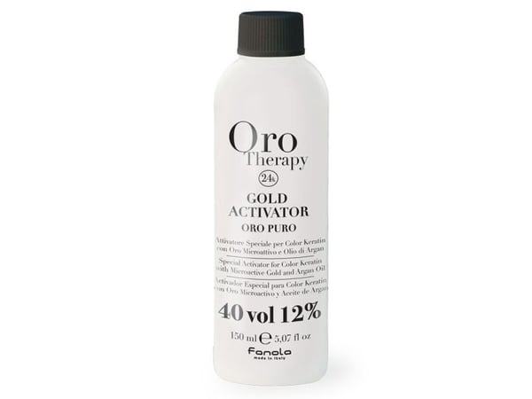 Fanola Oro Therapy gull hår-oksidasjonslotion 12% (40 vol) 150 ml