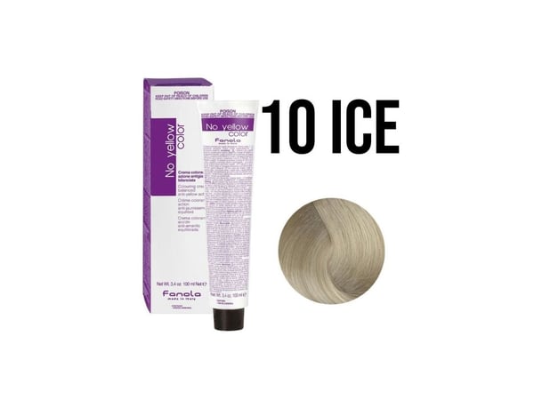 Fanola No Yellow Color Colouring Cream 10 Ice 100 ml
