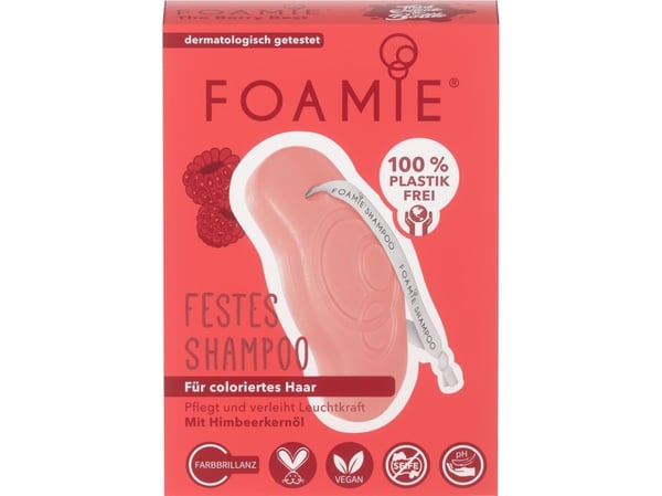 Foamie The Berry Best hårsjampo-bar 80 g unisex