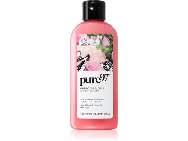 Milk Shake Pure97 Rose & Baobab hårbalsam for volum 200 ml (for kvinner)