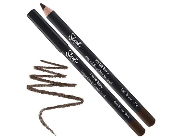 Sleek MakeUP pudder, blending, øyebryn krem-penn 1254 mørk brun 1,29 g