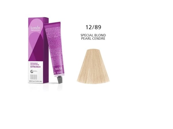 Vopsea permanenta Londa Professional 12/89, Blond Special Perlat Cendre, 60ml