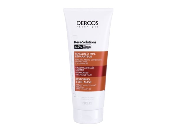 Vichy Dercos Kera-Solutions Restoring 2 Min Mask återställande hårmask för torrt och skadat hår 200 ml