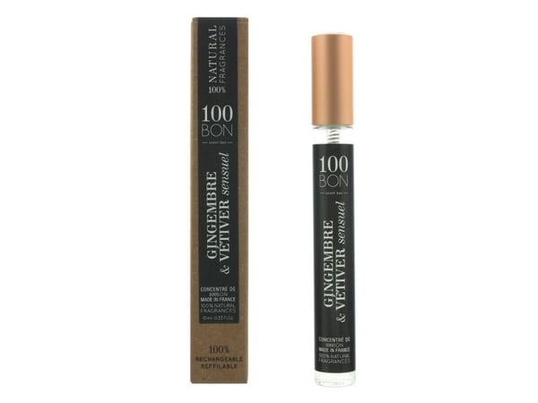 100 Bon Ginger &amp; Vetiver Sensual Eau de Parfum, unisex, 10 ml