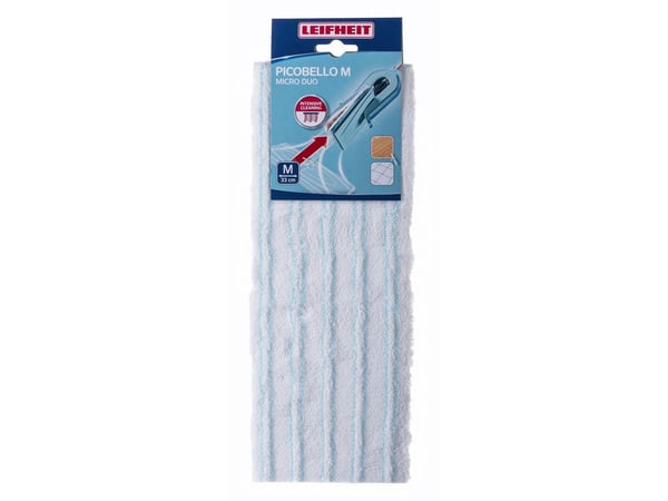Leifheit Picobello XL micro duo, Mopphuvud, Vit, Mikrofiber, 1 styck, 330 mm