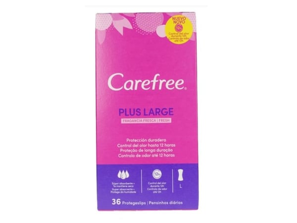 Bekymringsfri CAREFREE beskytter maxi fresh 36 enheter