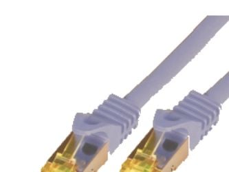 M-CAB - Koblingskabel - RJ-45 (hann) til RJ-45 (hann) - 15 m - SFTP, PiMF - CAT 7 - halogenfri, formstøpt, uten hindringer - grå