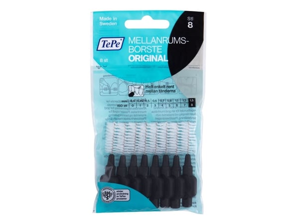Triton Interdental Hammasharjat Tepe Musta (8 kpl)