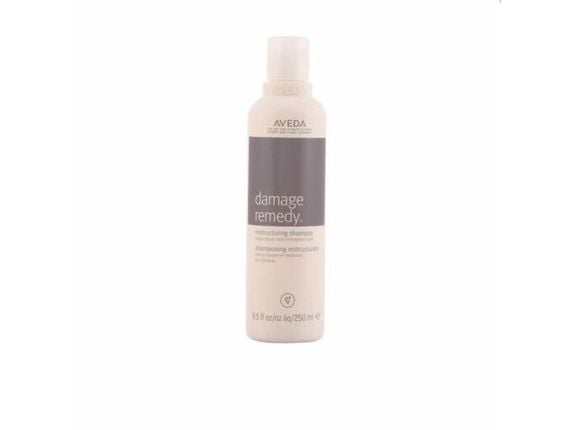 Aveda Damage Remedy Restructuring Shampoo, 250 ml, Shampoo, Naisten, Vaurioituneet hiukset, Korjaus, Tasoittava, Pehmentävä, Vahvistava, Pullo